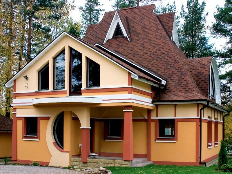 Многоскатная сложная кровля в Шаховском районе